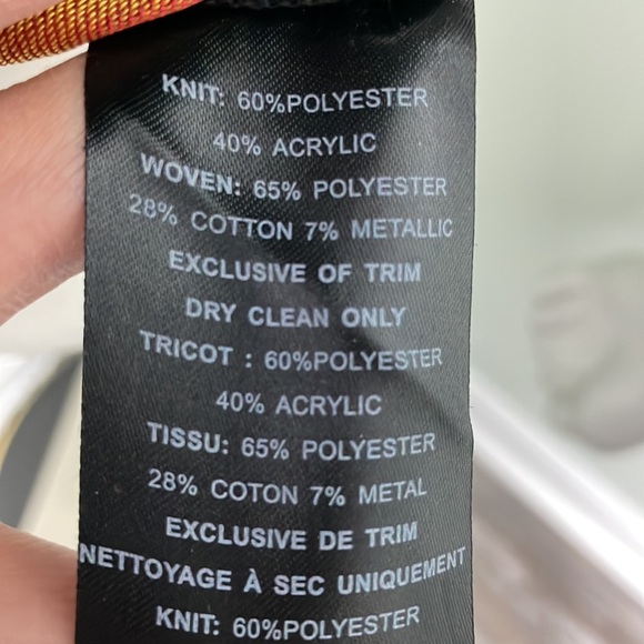 ANTHROPOLOGIE James Coviello brocade metallic top - Picture 7 of 8